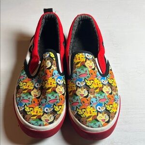 Pokemon Red and Black Kids Sneakers